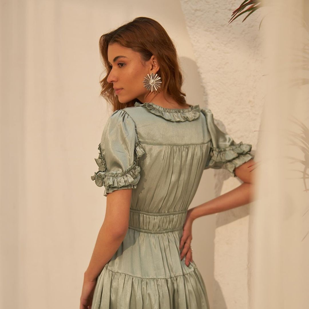 EDEN RUFFLE DRESS